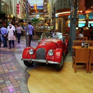 The Med cruise 2010 - Car parked in the Promenade on Voyager OTS