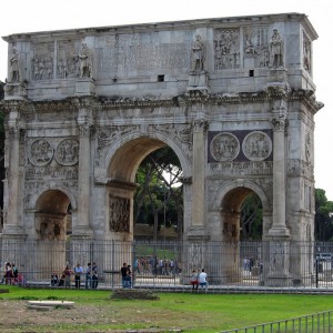 The Med cruise 2010 - Rome, Triumphal Arch de Konstantine