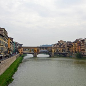 The Med cruise 2010 - Ponte Vecchio and river Arno