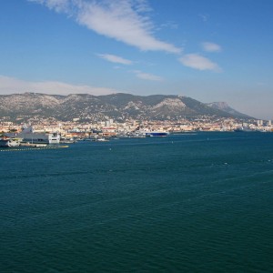 The Med cruise 2010 - Toulon seen from the cruise ship