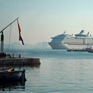 The Med cruise 2010 - Voyager OTS in the harbour