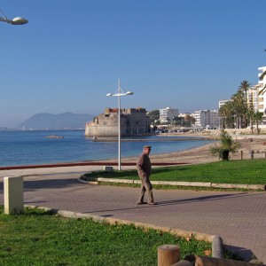 The Med cruise 2010 - Beach in Toluon