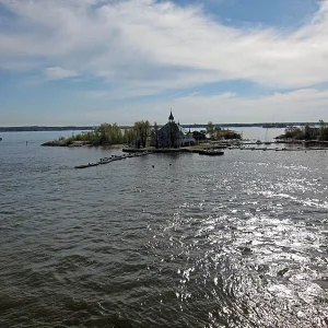 Small island in Helsinki
