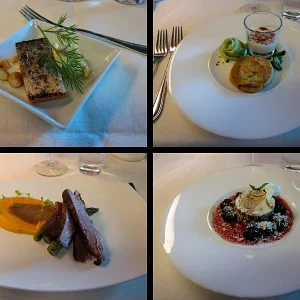 Dinner in Bon Vivant on Silja Symphony