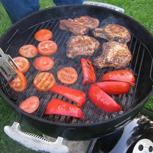 Barbecueing June 2