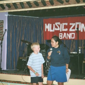 Ryan at the Camp Carnival Talent Show