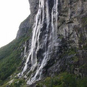 Geiranger fjord, Norway (The seven sisters waterfall)