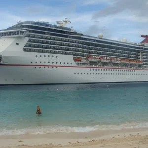 Carnival Pride docked in Grand Turk