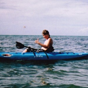 Kevin in Kayak