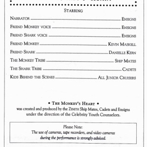 The Monkey's Heart Playbill