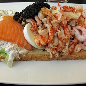 Sea food sandwish