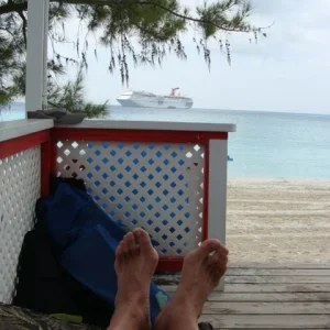 View of Fascination from our Cabana