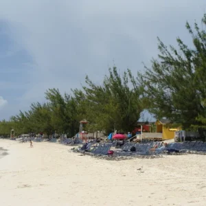 Looking Up Beach towards our Cabana