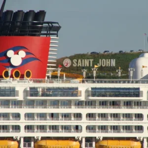 Disney Magic docked in Saint John