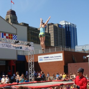 Trampoline Performers