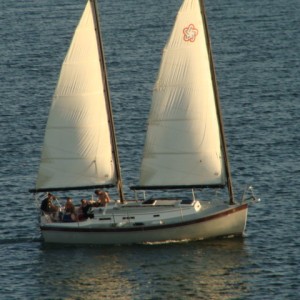 Sailing from Halifax - Another Sailboat