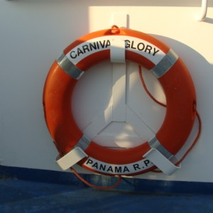 Sailing from Halifax - Carnival Glory Life Ring