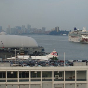 Concorde & Space Shuttle Exhibits, plus the Norwegian Gem