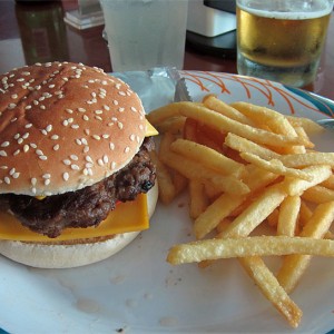 Burger on Liberty of the Seas