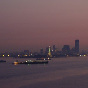 Approaching the Statue of Liberty