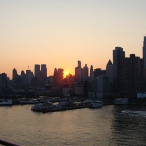 Sunrise over Manhattan