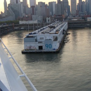 Pulling into Pier 90