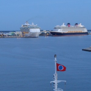 Approaching the Cruise Terminals