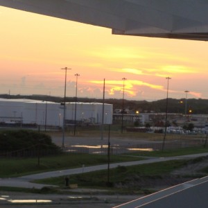 Sunrise over Port Canaveral