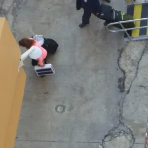 Passengers debarking