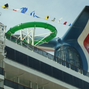 Looking up at the funnel