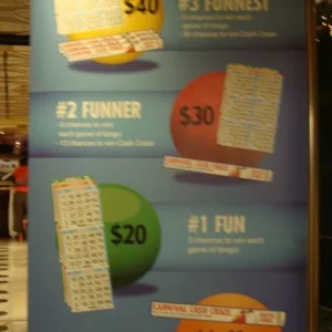Bingo prices