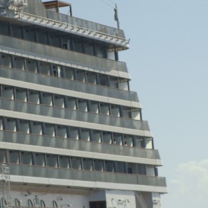 Approaching the Carnival Pride