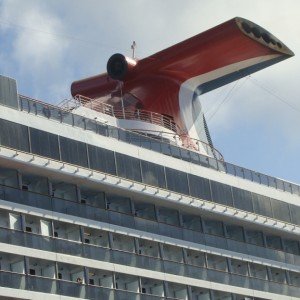 Approaching the Carnival Pride