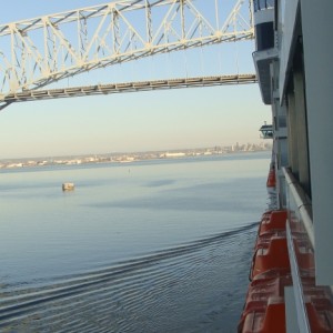 Approaching the Key Bridge