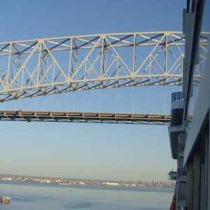 Approaching the Key Bridge