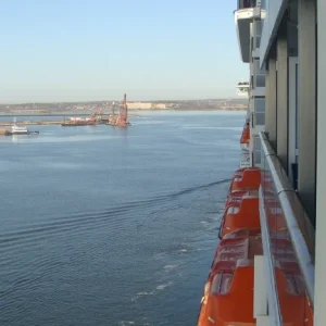 Approaching the Port of Baltimore