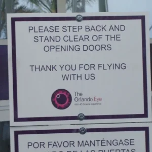 Orlando Eye - End of the ride