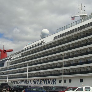 Carnival Splendor docked at Pier 90