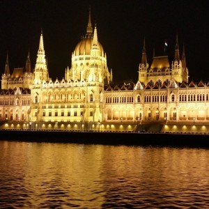 The Parliament Building in Budapest, Hungary