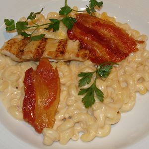 Bacon macaroni & cheese