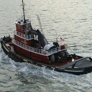 Tugboat escort