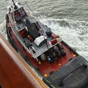 Tugboat escort