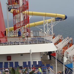 Top of the Twister water slide