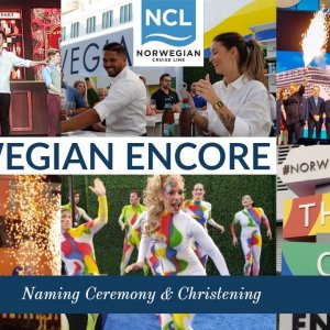 Norwegian Encore Naming Ceremony and Christening with Kelly Clarkson