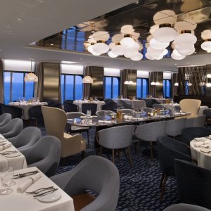 A view inside the Cyprus Restaurant aboard Celebrity Edge