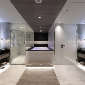 Iconic Suite's Bathroom aboard Celebrity Edge