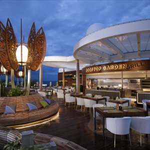 Rooftop Garden Grill aboard Celebrity Edge