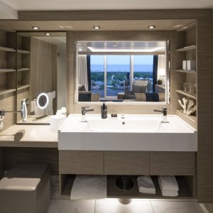 SkySuite Bathroom aboard Celebrity Edge