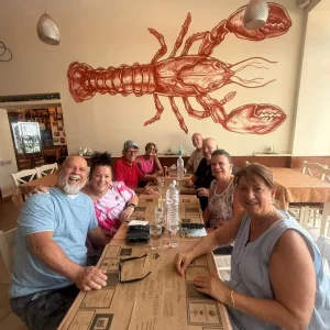 First dinner in Athens before the ship