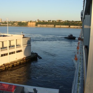 Return to NYC - Pulling into Pier 90